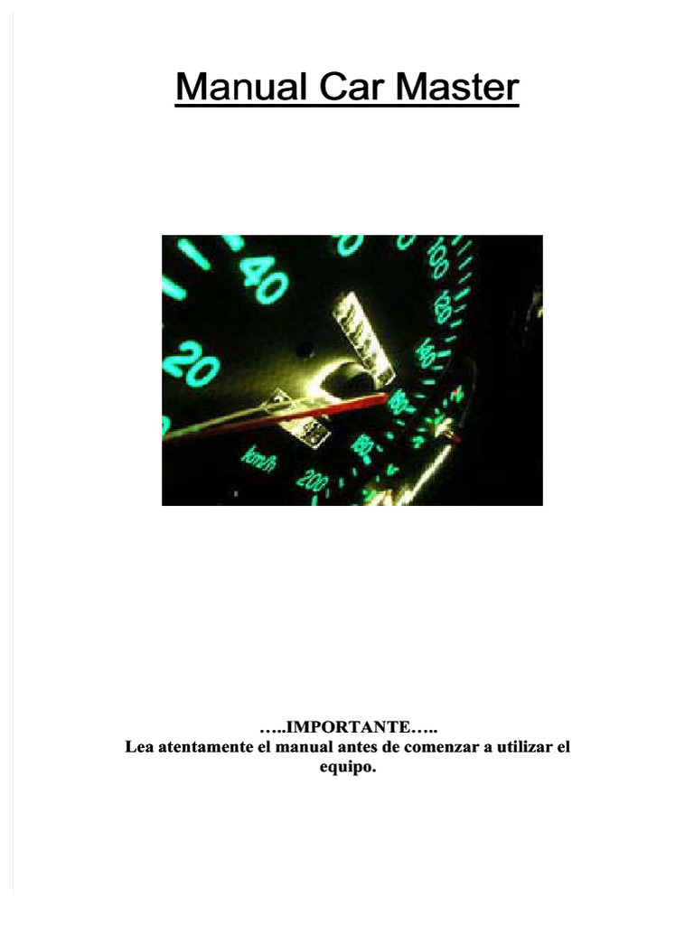 25 Manual Car Master. | PDF | Microsoft Windows | Software
