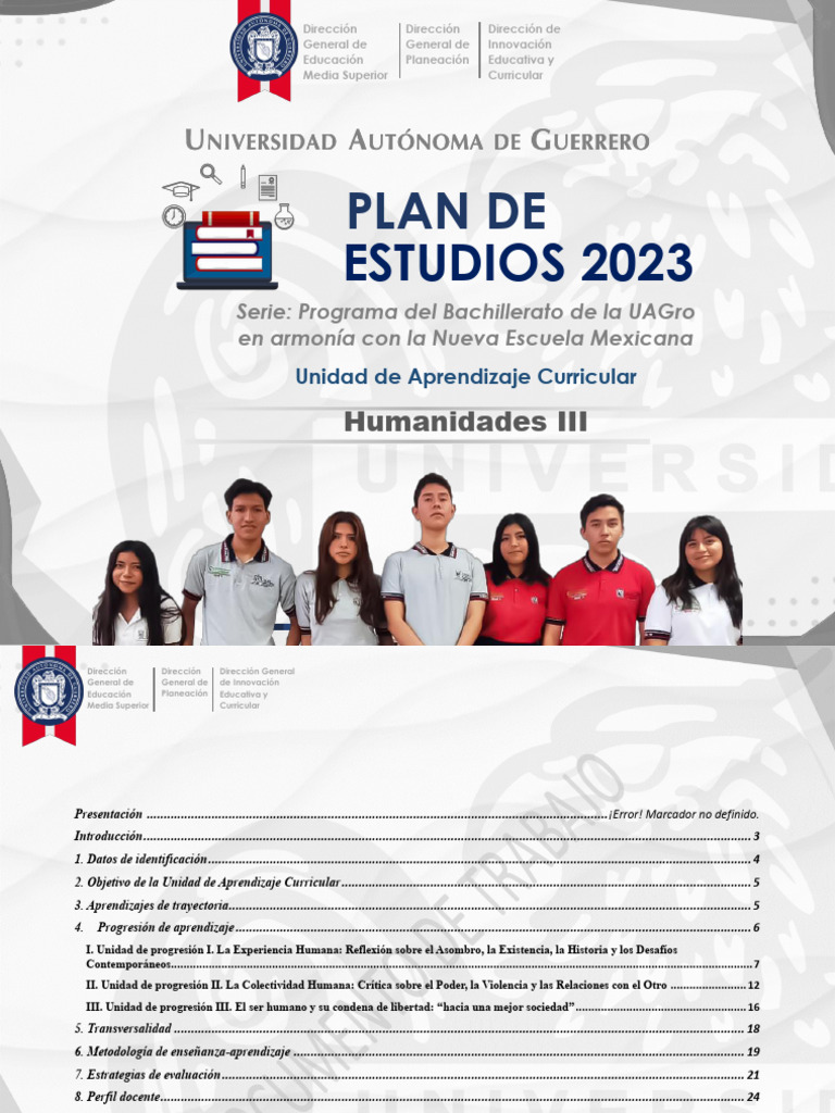 Programa Humanidades III | PDF | Plan de estudios | Aprendizaje