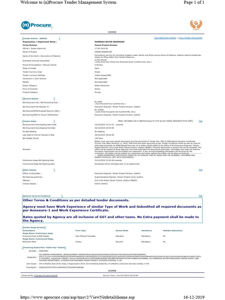 Tender Binder | PDF | Pump | Specification (Technical Standard)