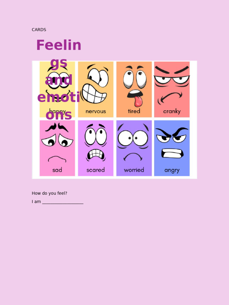 Feelings and Emotions | PDF