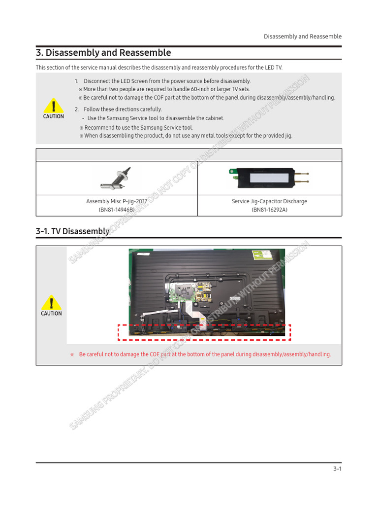 Disassembly & Reassembly-1 | PDF | Electrical Equipment | Electric Power