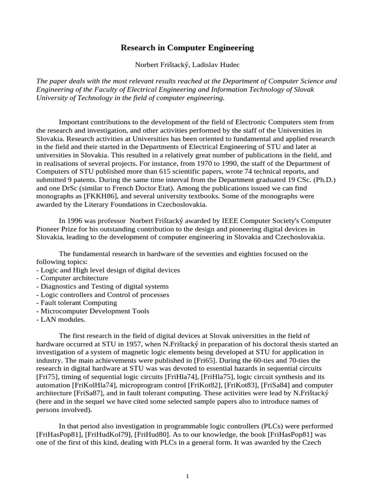 Computer Engineering | PDF | Formal Verification | Fault Tolerance