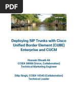 CUCM-CUBE SIP TLS Configuration Guide | PDF | Public Key Certificate ...
