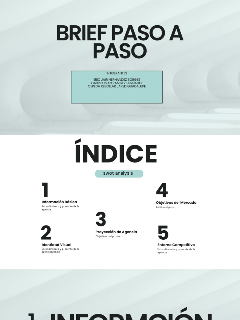 Blue Minimalist Project Presentation | PDF | Marca | Diseño