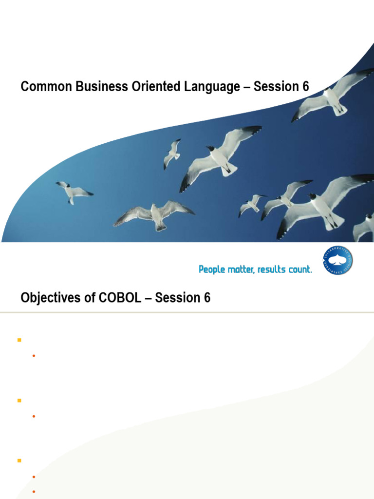 COBOL - Session - 6 | PDF | Computer Science | Software Engineering