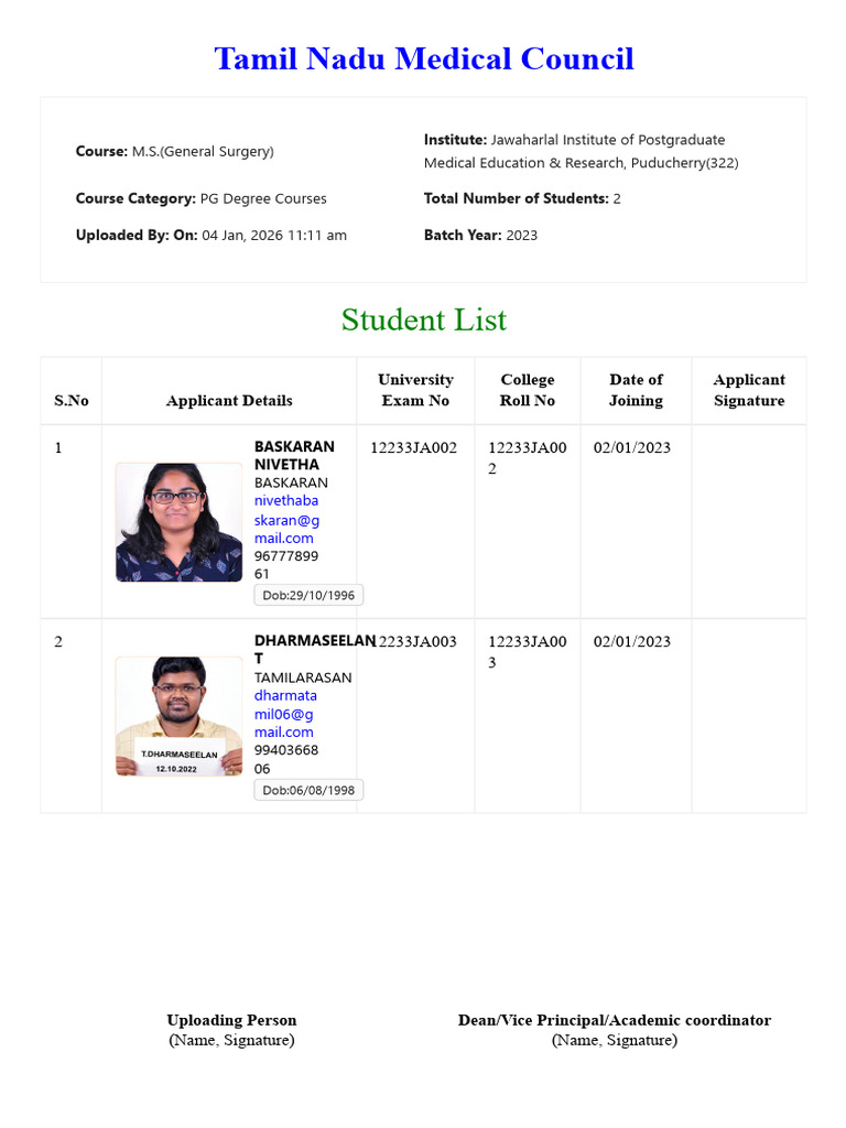 Surgery List 1 For Sign | PDF