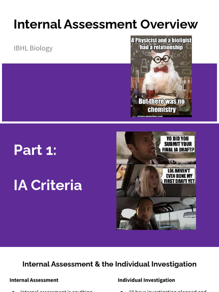 Biology IA Overview New 2025 | PDF | Methodology | Data Analysis