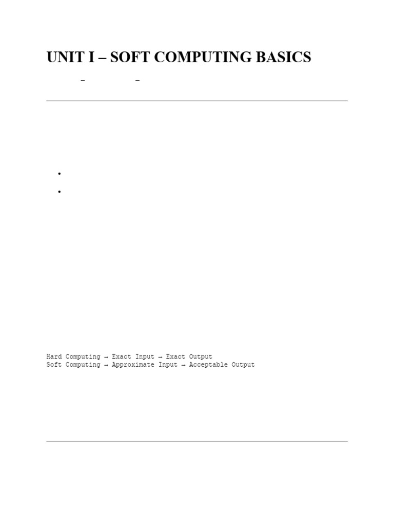 Unit I | PDF | Fuzzy Logic | Applied Mathematics