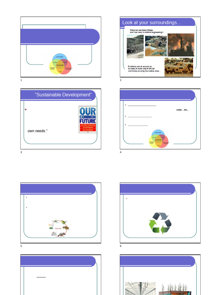 Chapter 6 - Engineers For Sustainable Development | PDF | Waste ...