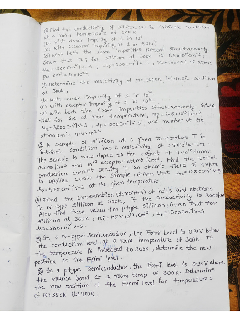 EDc 1 2 Problems | PDF