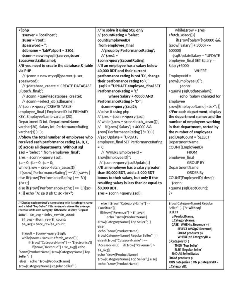 Chee T Sheet | PDF | Computing | Software Engineering