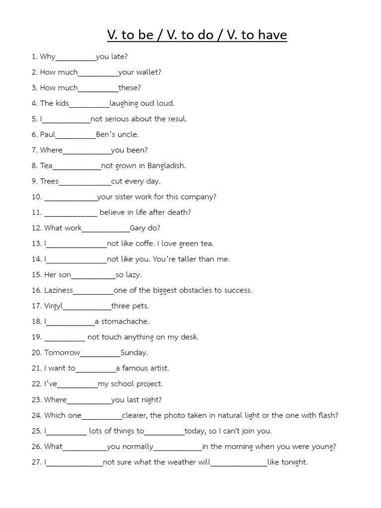 Basic V Test 26 Items | PDF