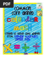 Download Calendar Math Ws by Rachel Greene Lamb SN99902299 doc pdf