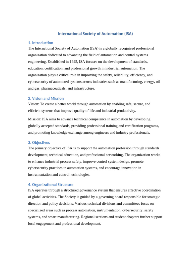 ISA Final Formatted Report | PDF | Business