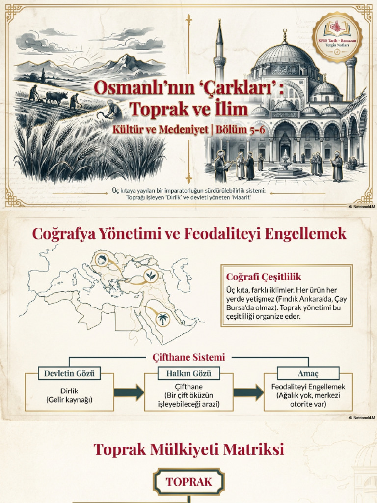 Osmanlı Toprak Ve Eğitim Sistemi | PDF
