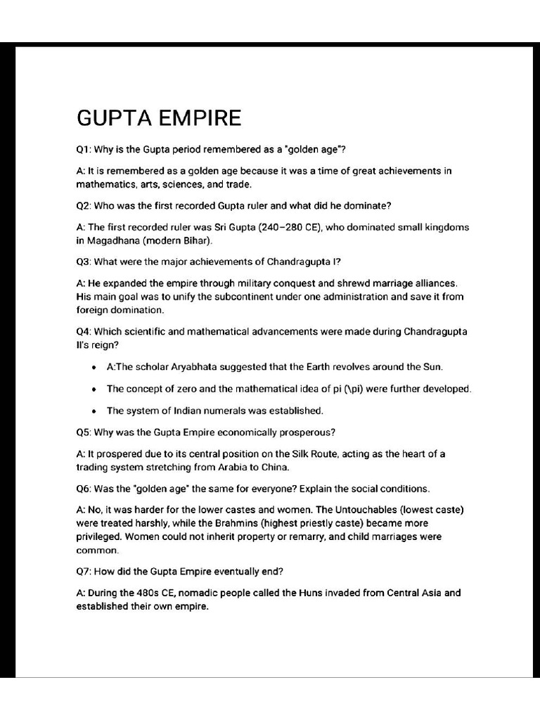 Gupta Empire | PDF