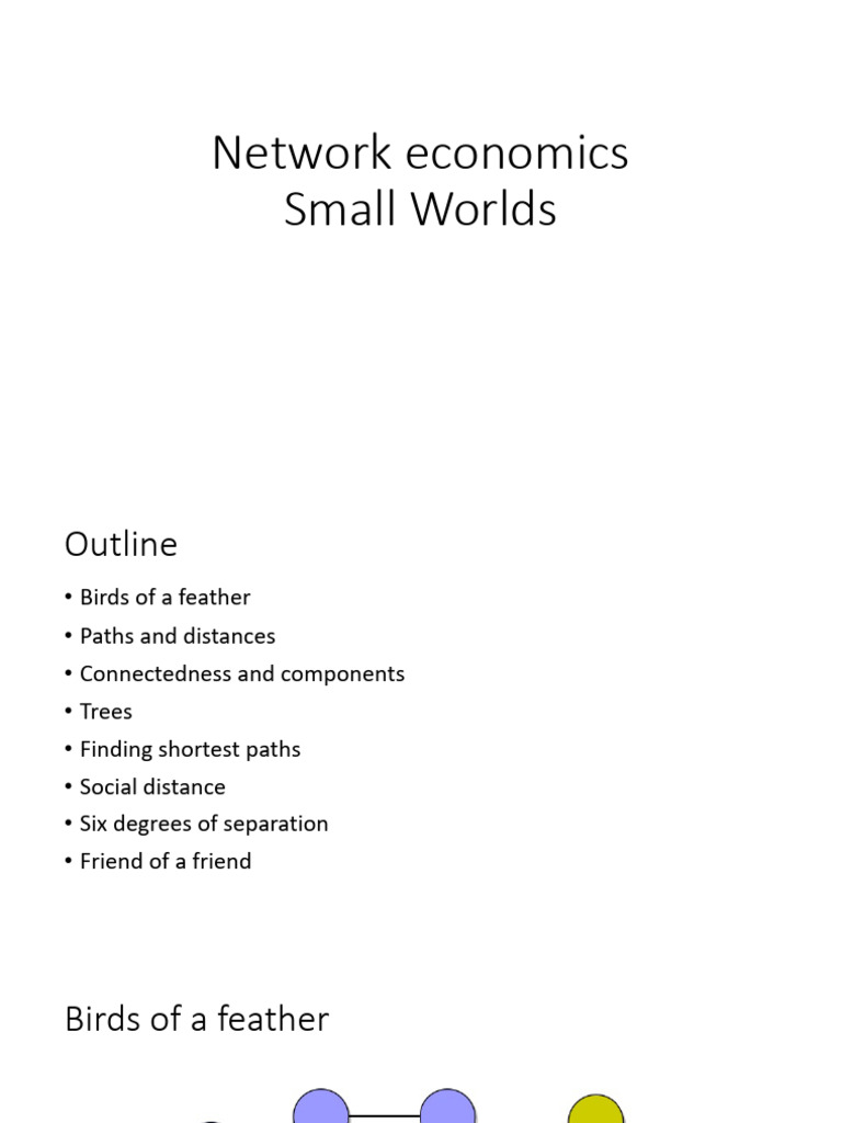 Small World | PDF | Graph Theory | Operations Research