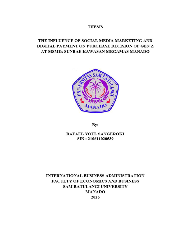Final Thesis Rafael | PDF | Marketing | Student's T Test