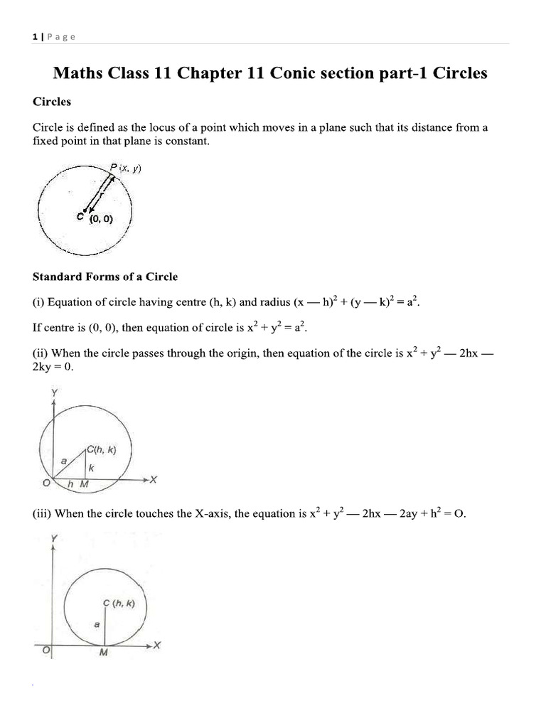 Conic Section | PDF