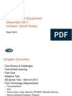 Test and Test Equipment December 2011 Incheon, South Korea: Roger Barth