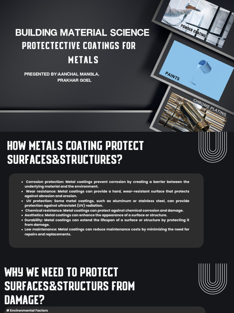 Protectective Coating For Metals | PDF | Corrosion | Galvanization
