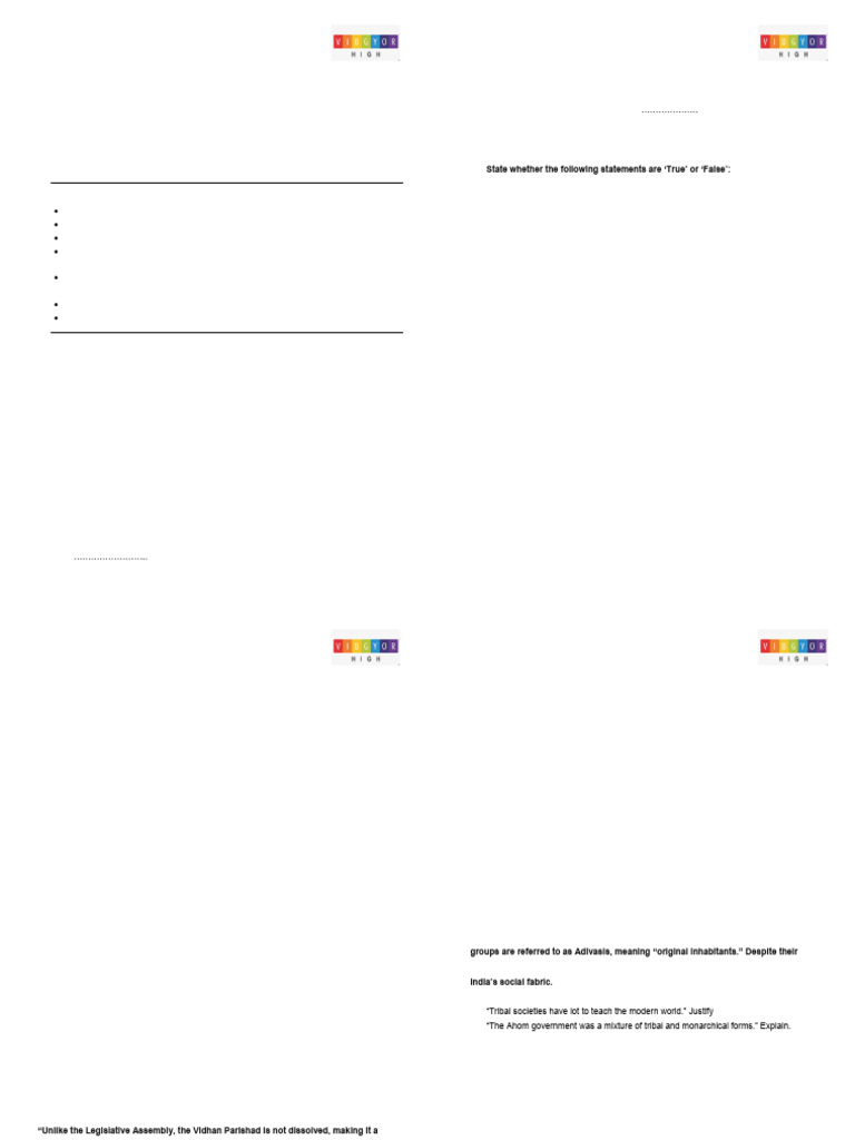IC CB GR7 T2 History and Civics Sample Paper AY 25-26 | PDF | Mughal Empire