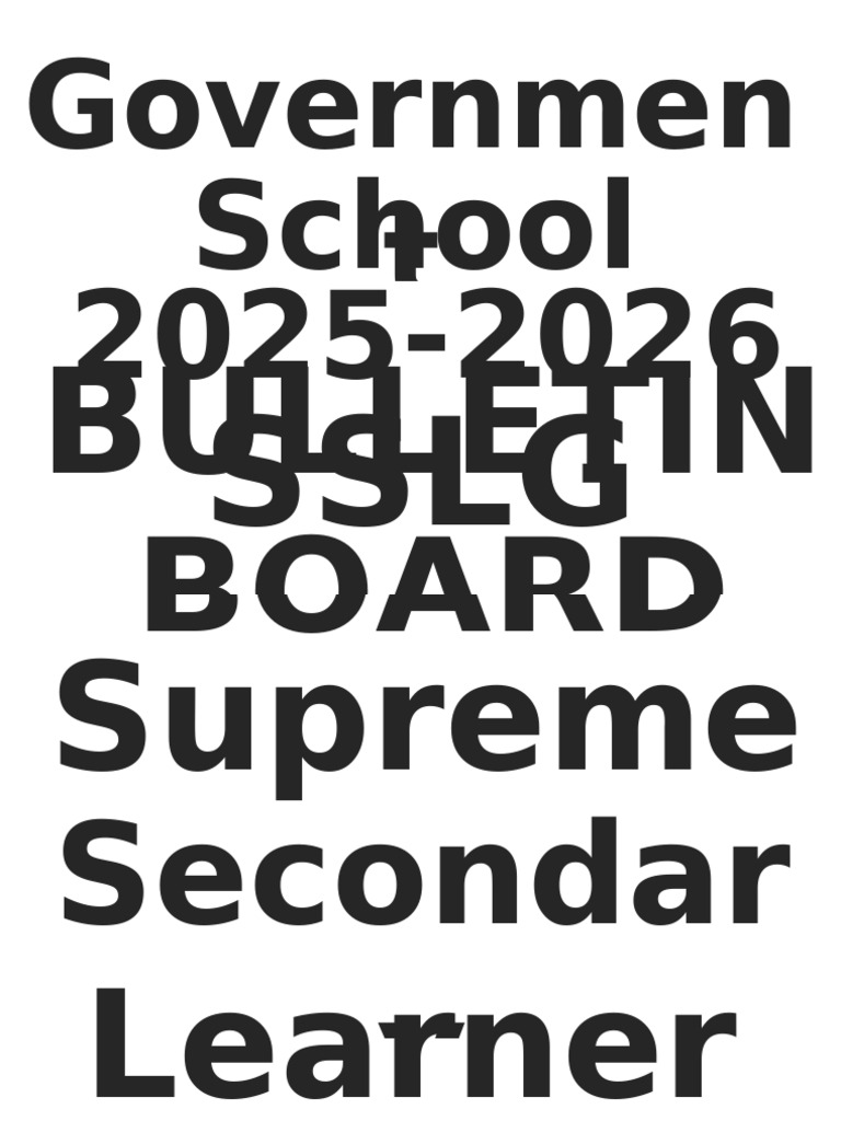 Bulletin Board | PDF
