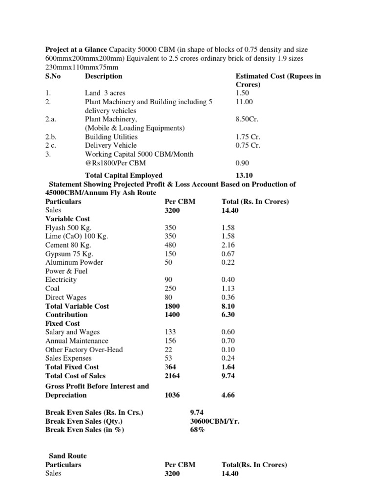 AAC Block Project Report | PDF | Economies | Business