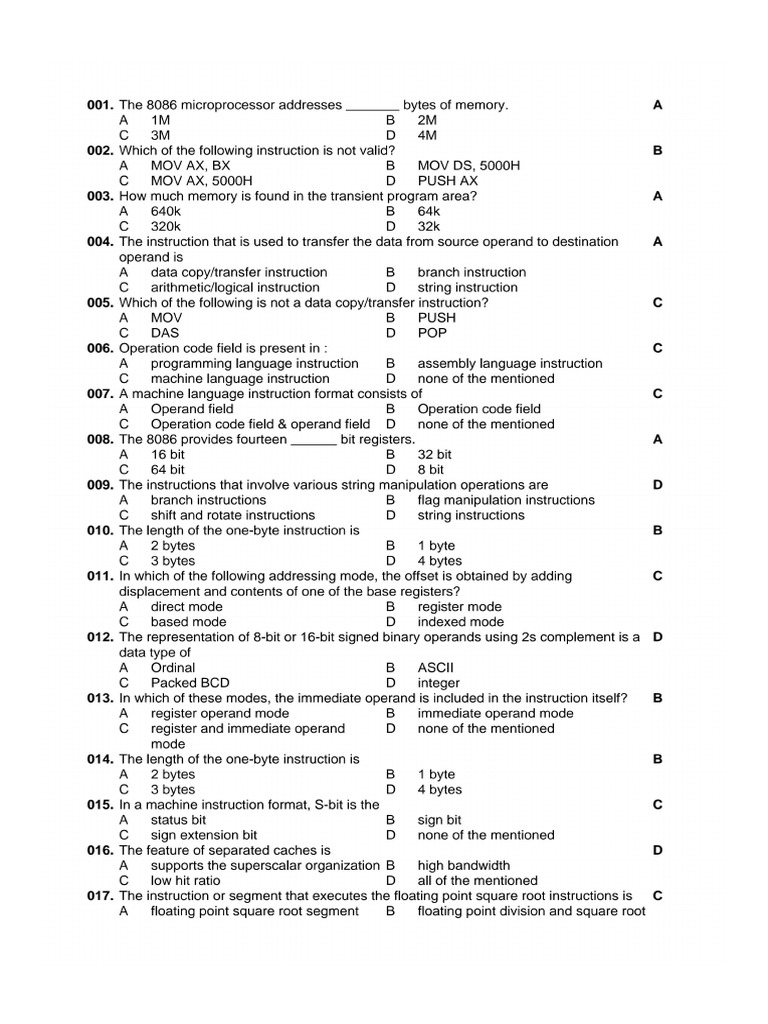 MPMC Mid-1 | PDF