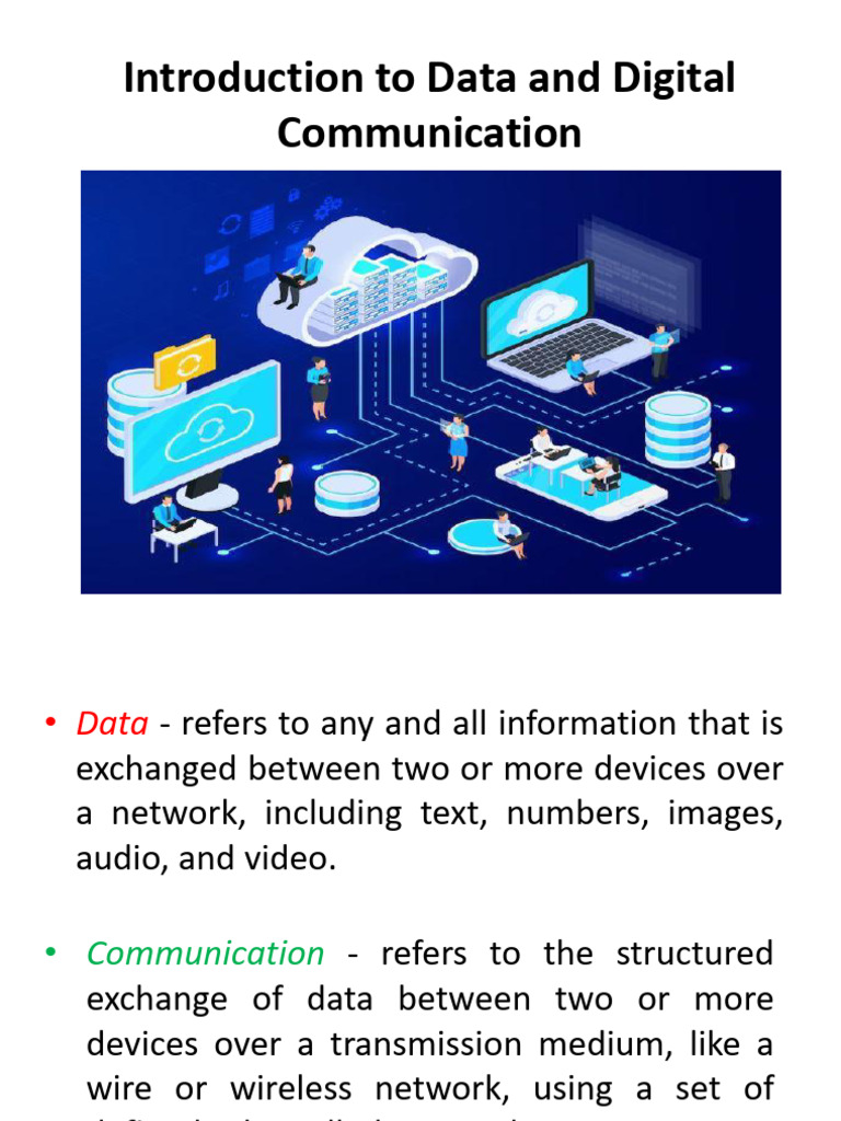 Introduction To Data and Digital Communication | PDF