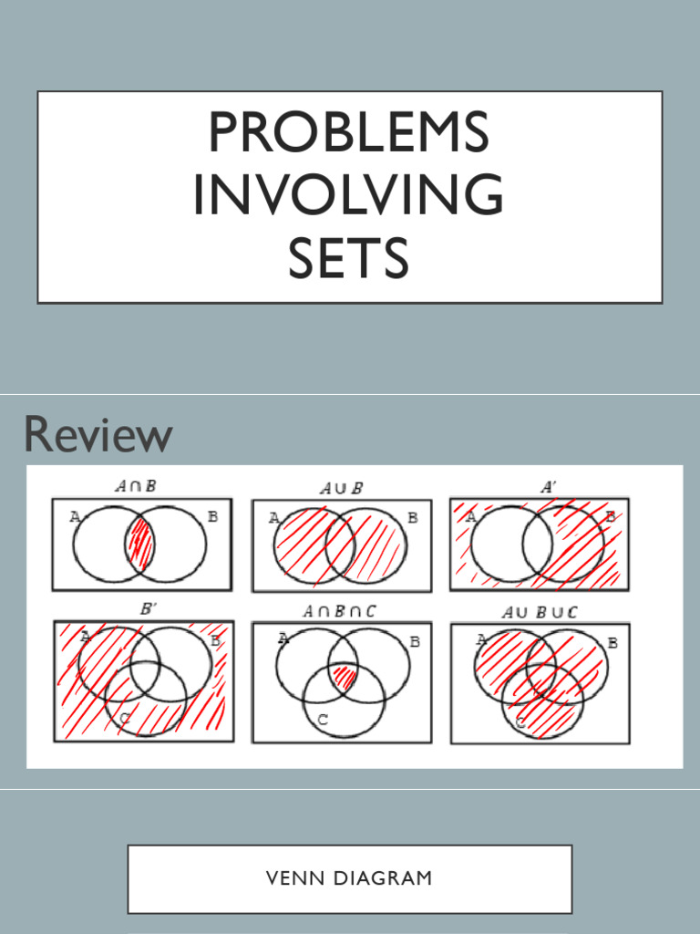 Discrete Topic 6 Venn Diagram | PDF