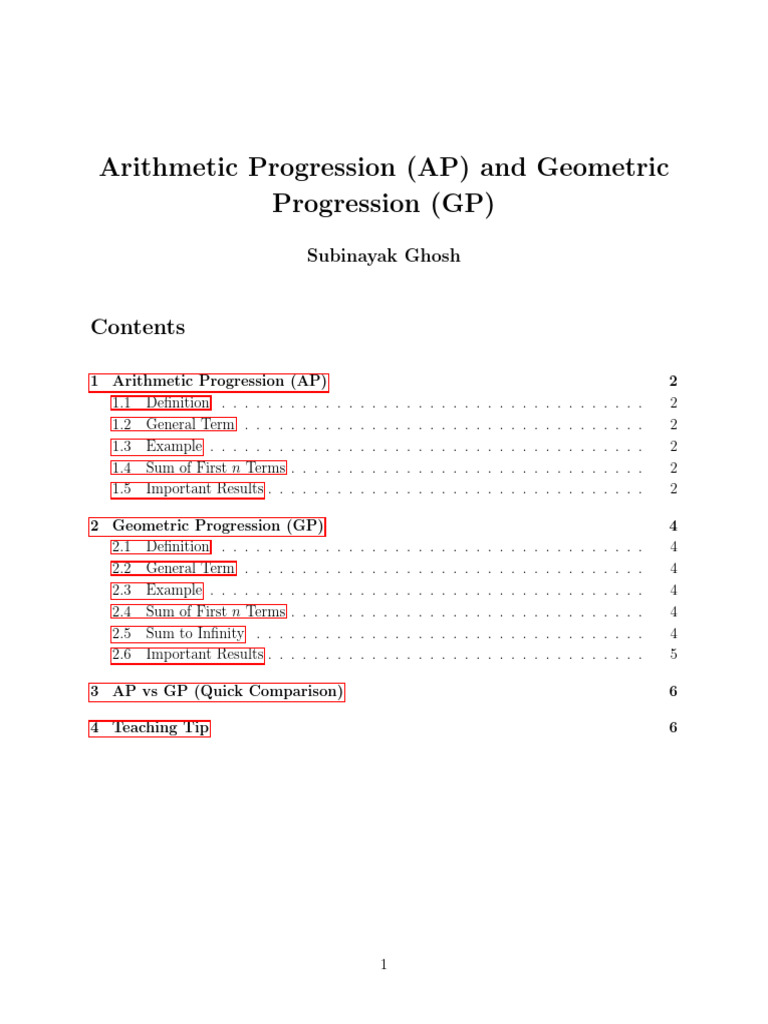 Progression I | PDF | Numbers | Mathematical Concepts