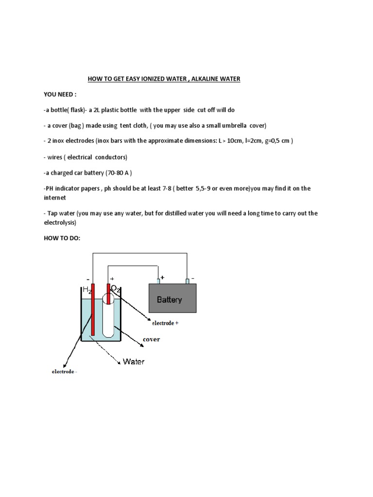 DIY Alkaline Water Guide | PDF | Science & Mathematics