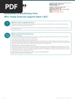 Binding Death Benefit Nomination Form | PDF | Taxes | Deed Of Trust ...