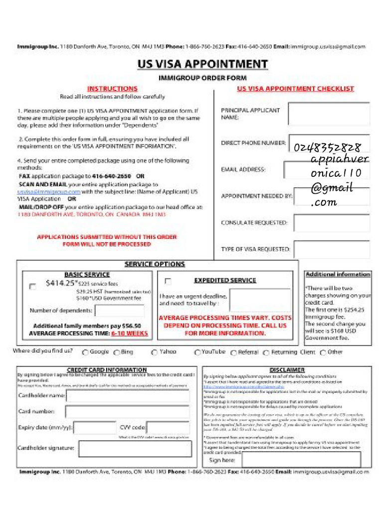 Appointment Form | PDF