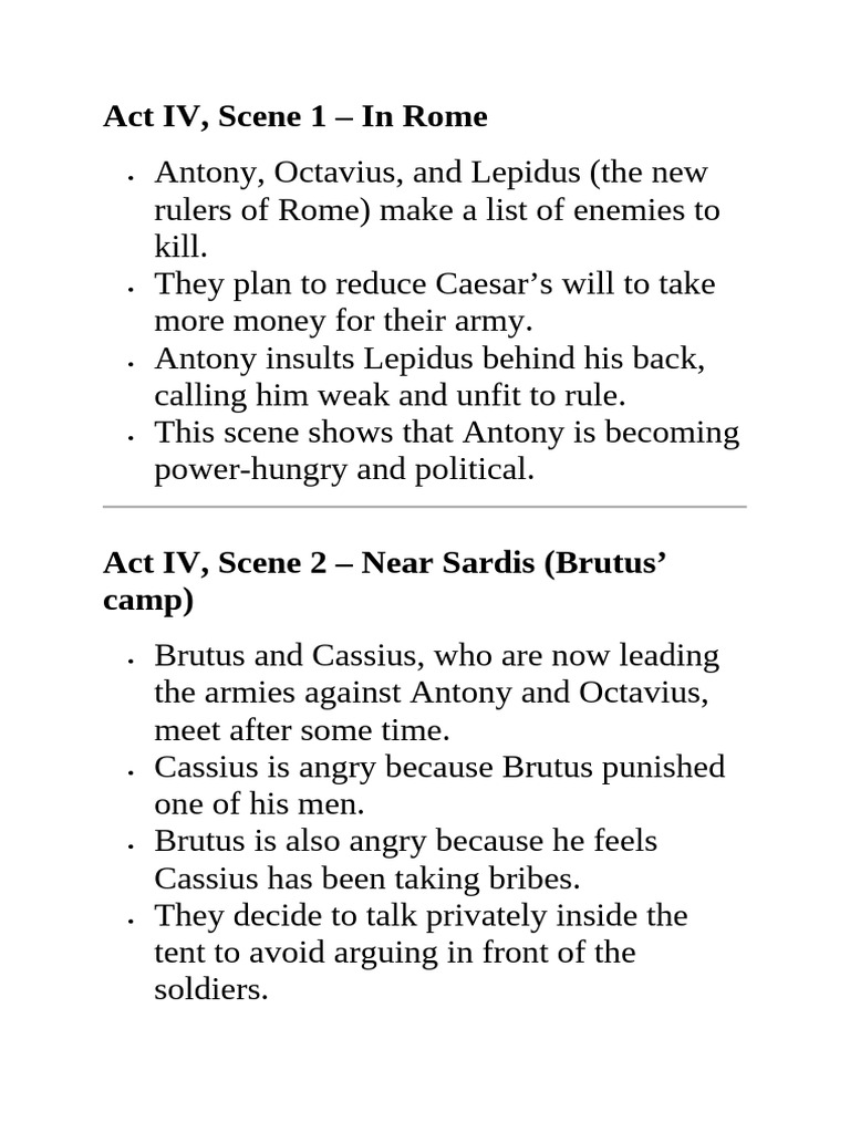 Act IV | PDF