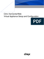 XenCenterWeb Virtual Appliance Setup
