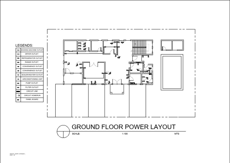Two Storey Mansion-Ground Floor Power Layout | PDF | Home Appliance ...