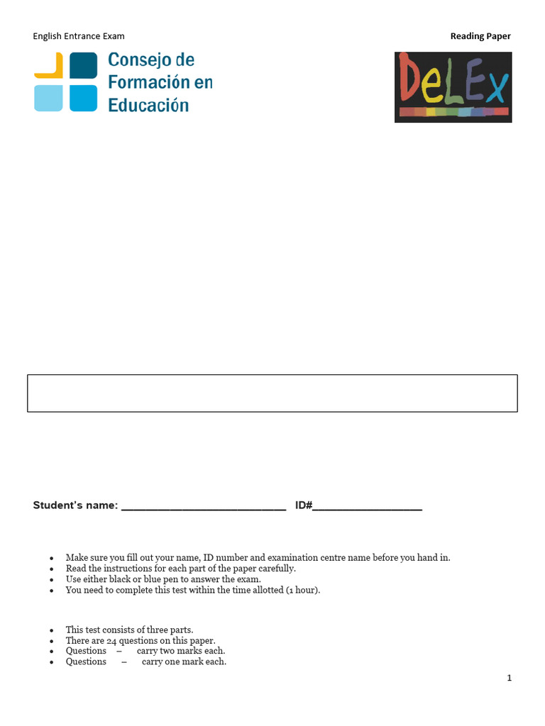 2017 Entrance Reading Paper | PDF | Cognitive Psychology ...