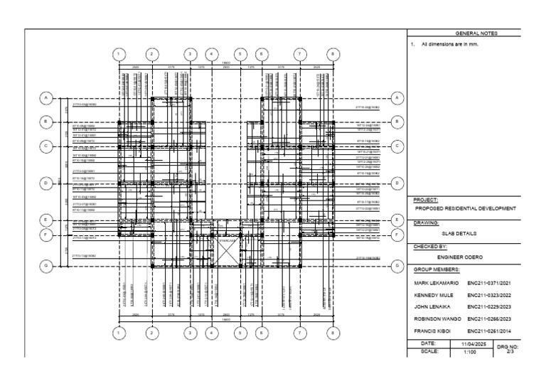 090 SLAB DETAILS-Model | PDF