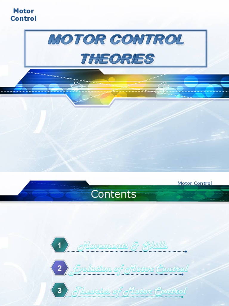 Theories of Motor Control Explained | PDF | Computers | Technology ...