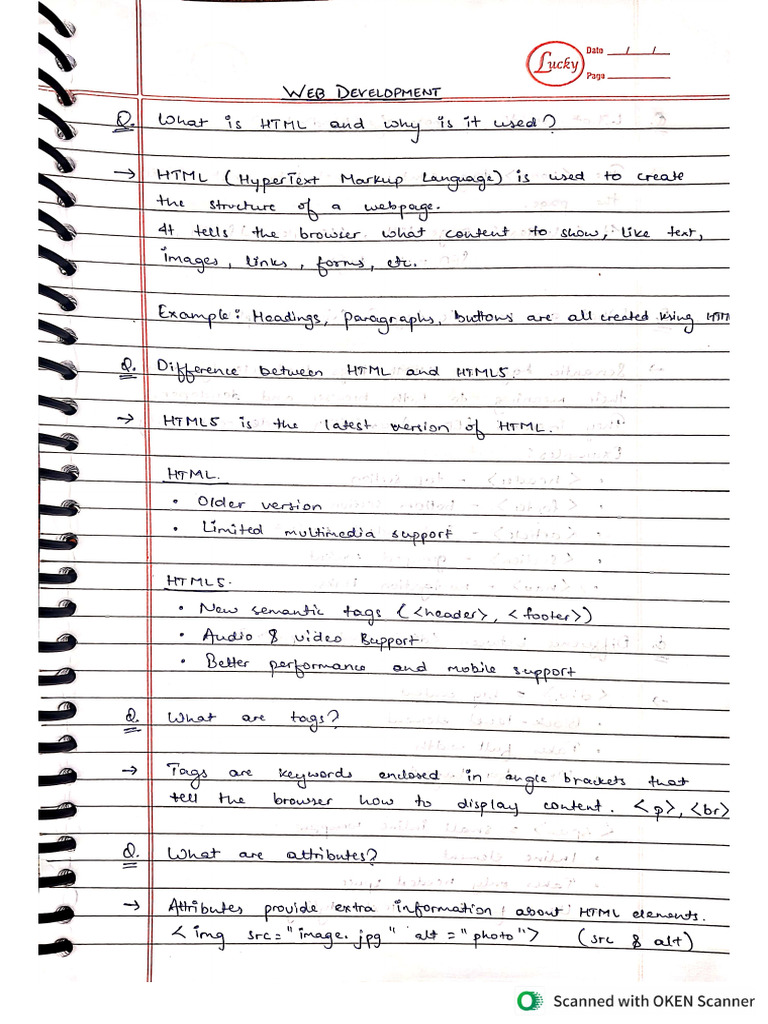 Web Development Notes | PDF