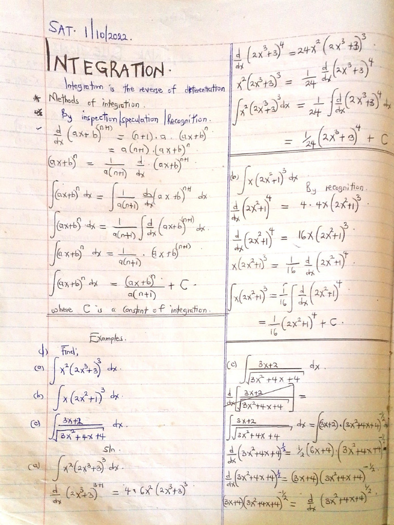 Integration Page 1 | PDF