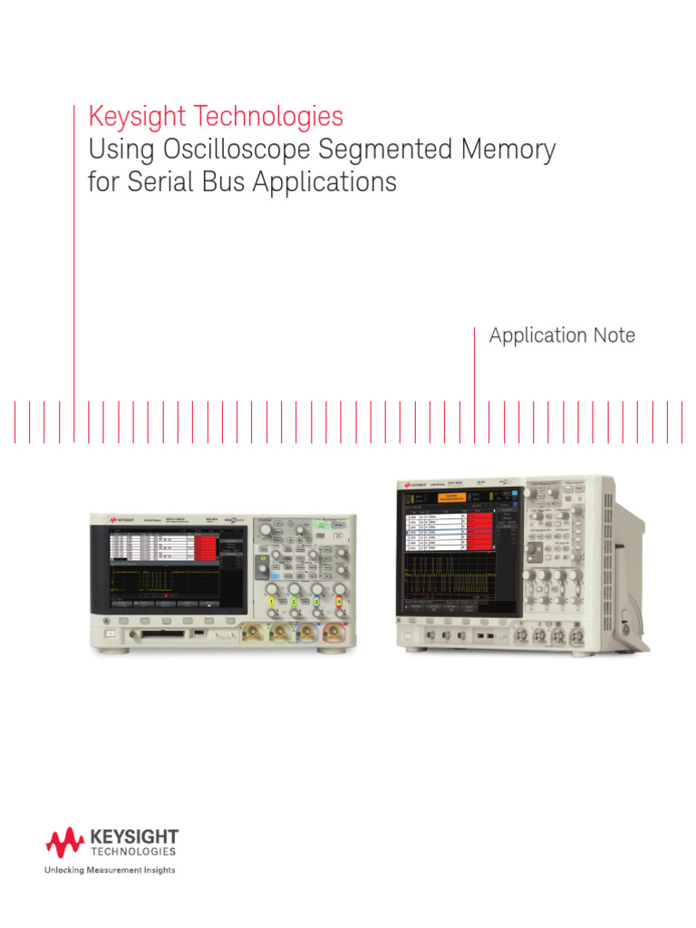 Using Oscilloscope Segmented Memory For Serial Bus Applications | PDF ...
