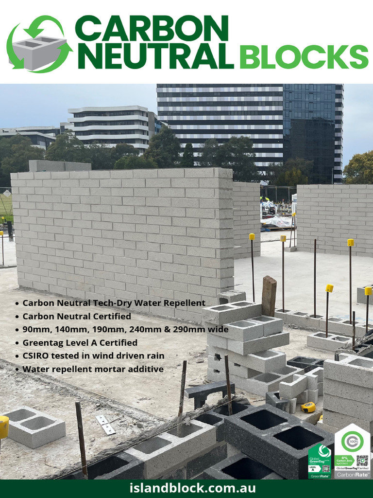 Carbon Neutral Block Brochure 2025 Web Version | PDF | Water | Building ...