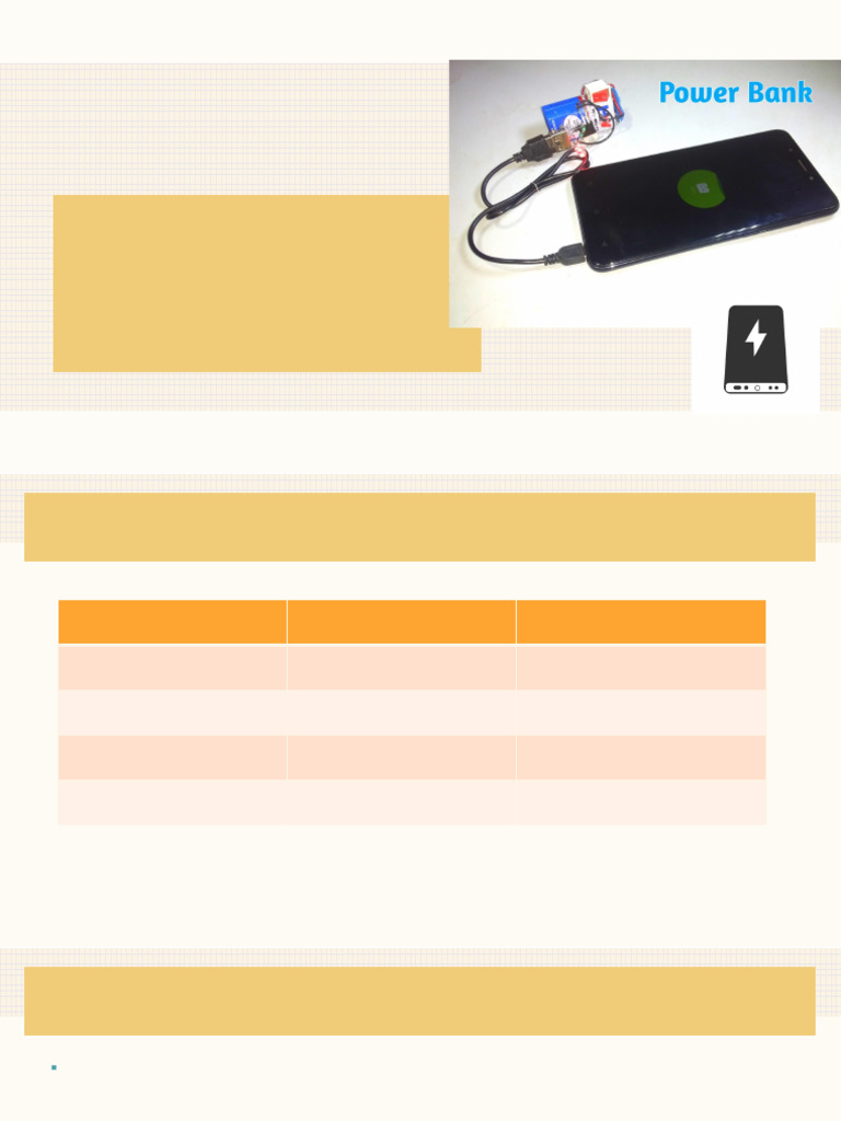 To Design A Low Cost Power Bank | PDF | Usb | Electrical Connector