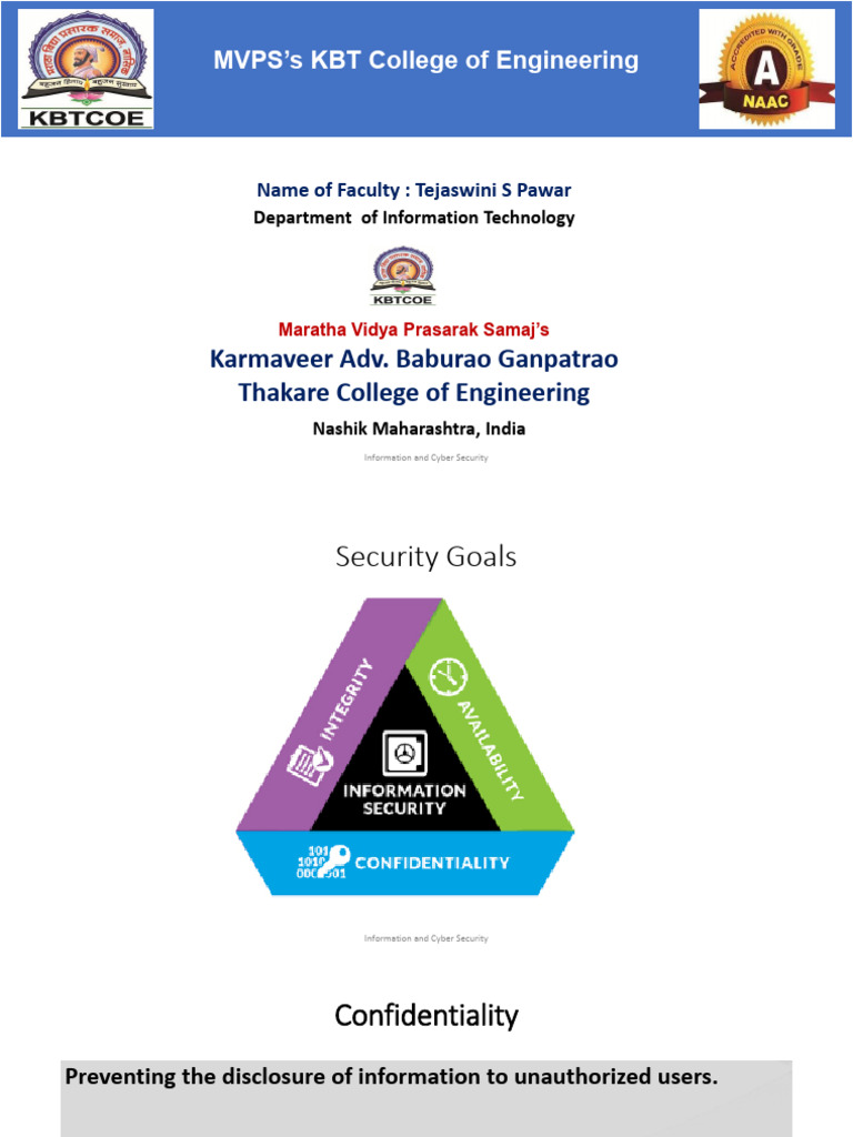 Information Security Concepts Complete | PDF | Security | Computer Security