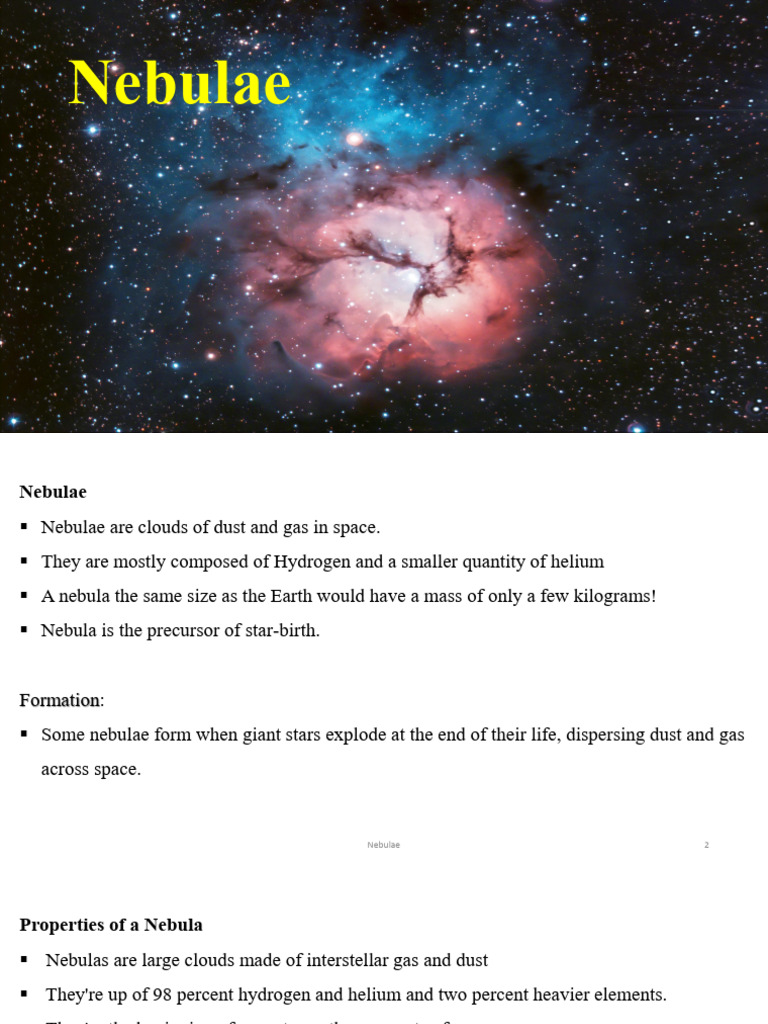 6-4 Nebulae | PDF | Stars | Nebula