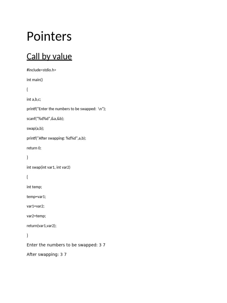 Pointers | PDF