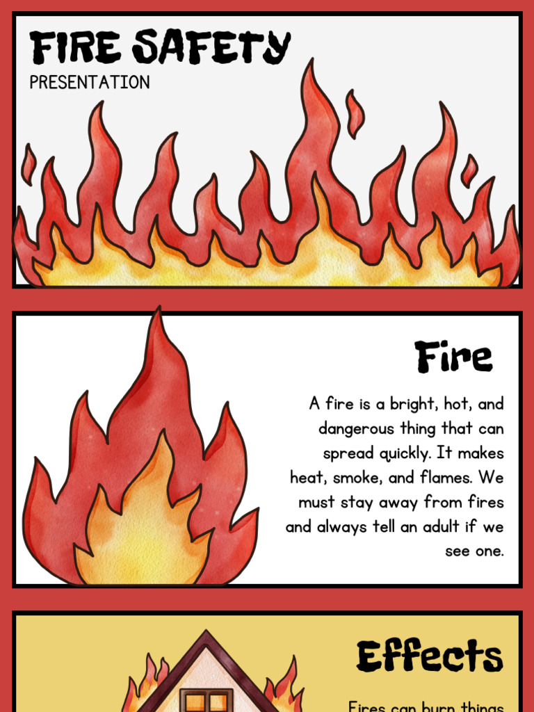 Fire Safety Picture Presentation | PDF